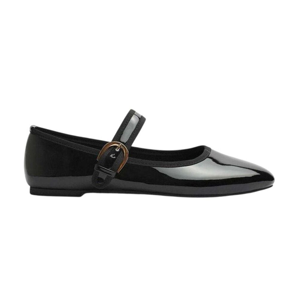 Where�'s That From Womens/Ladies Ballet Flats / Black Patent